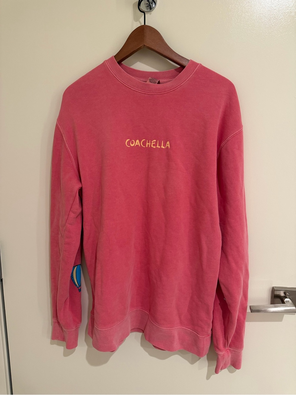 Coachella Pink Crewneck Sweatshirt